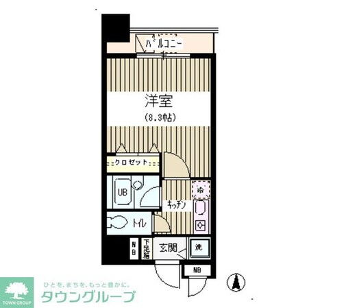 アクアコートの物件間取画像